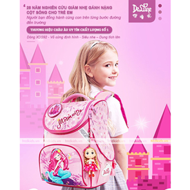 Balo chống gù chính hãng cửa Delune, diện tích rộng dành cho các bé từ lớp 1~5